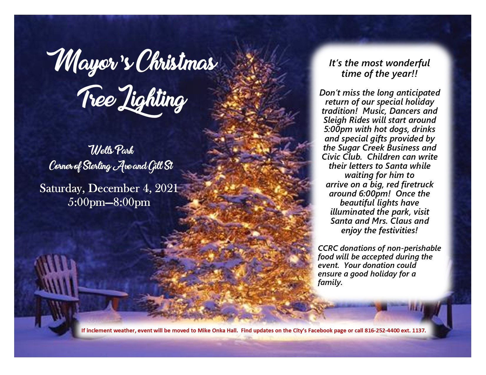 12-2021 Mayor's Christmas Tree Lighting